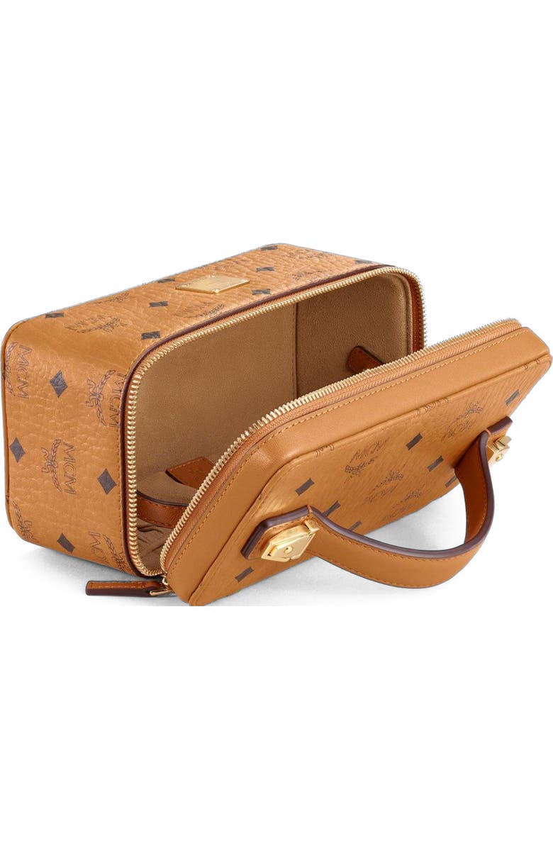 MCM Rockstar Vanity Case in Visetos Original, Alternate, color, Brown