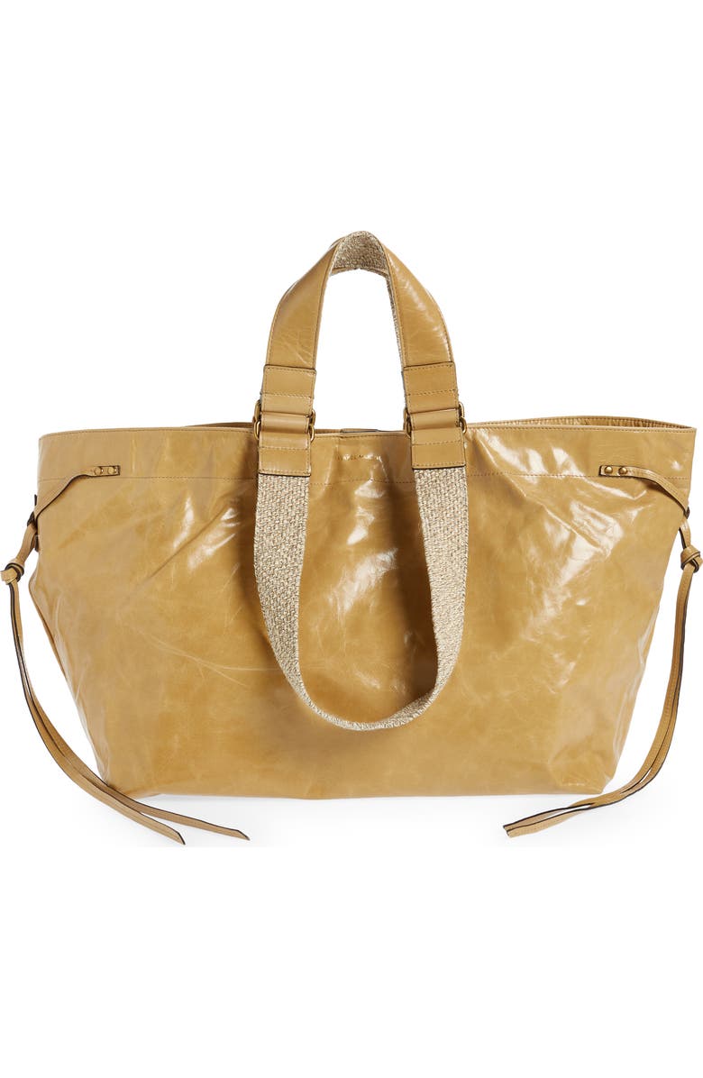 Isabel Marant New Wardy Leather Tote, Main, color,