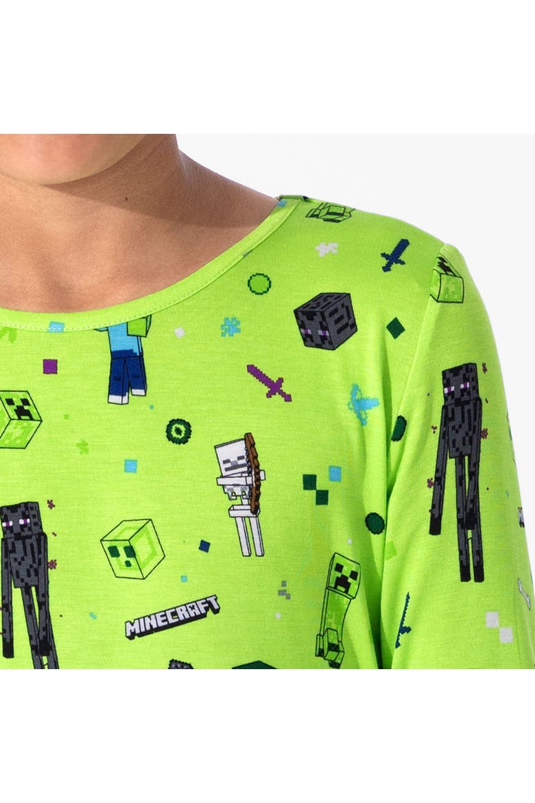 Kids' Minecraft Mob Squad Set of 2 Piece Pajamas, Alternate, color, Minecraft Mob Squad