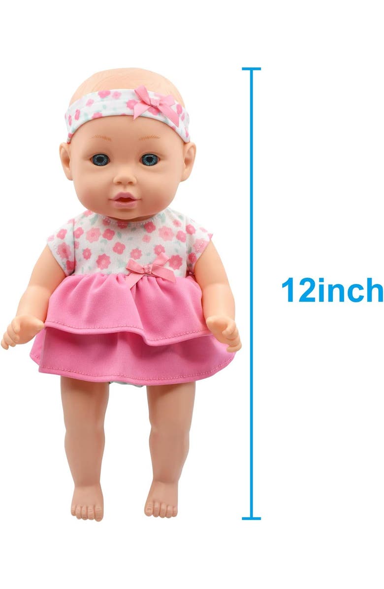 Little Darlings Carry and Play 12 Inch Doll, Alternate, color, Multicolored