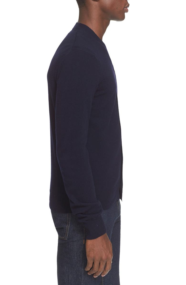 Comme des Garçons PLAY V-Neck Wool Cardigan, Alternate, color,