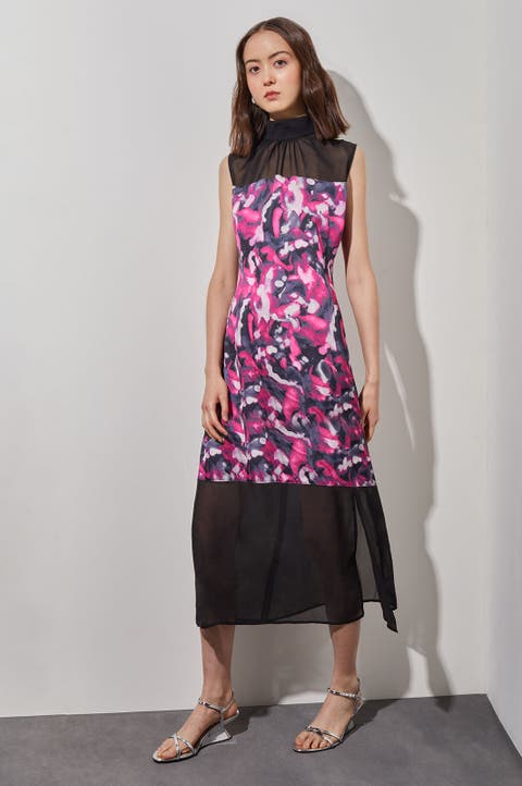 Floral Midi Sheath Dress