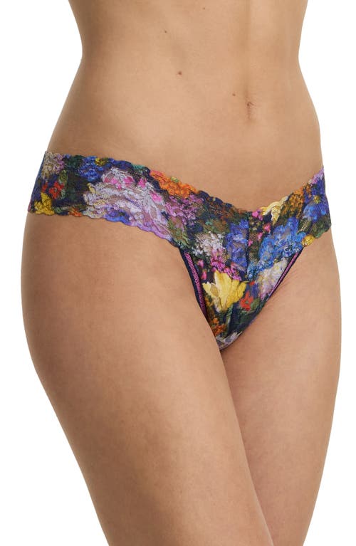 Hanky Panky Print Low Rise Thong In Multi