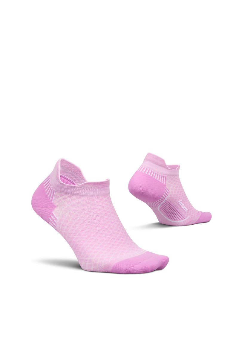 Plantar Fasciitis Relief Sock Light Cushion No Show Tab  Targeted Compression Sock, Main, color, Rose