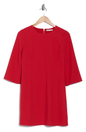 Alice And Olivia Alice + Olivia Gem Shift Dress In Red