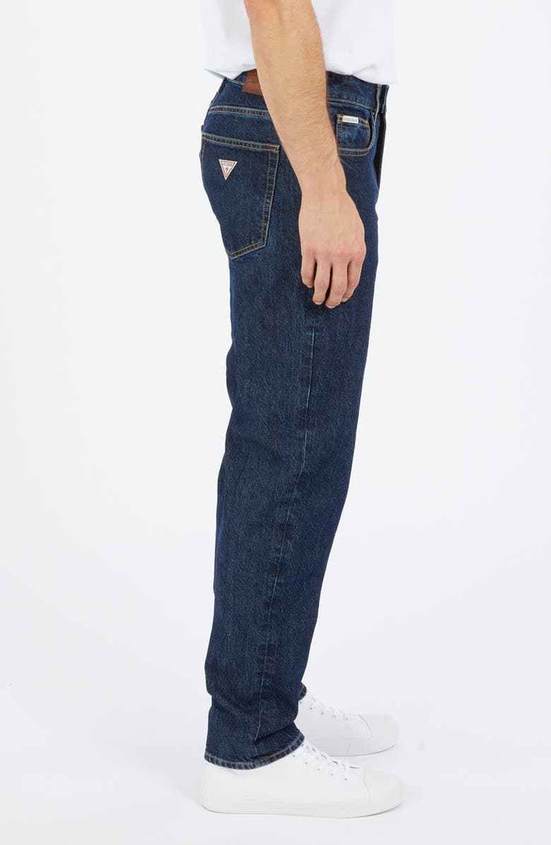 GUESS JEANS G15 Relaxed Tapered Leg Jeans, Alternate, color, Dark Blue