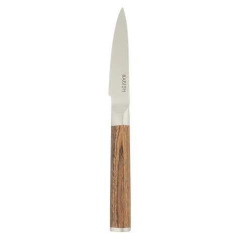 German 1.4116 Stainless Steel Paring Knife with Pakka Wood Handle