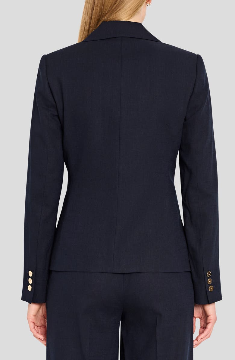 Tahari ASL Double Breasted Blazer, Alternate, color, New Navy