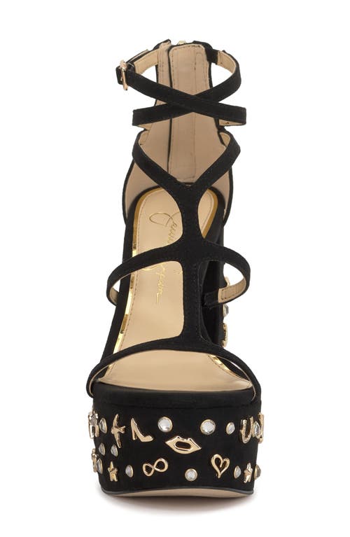 Jessica Simpson Aamina 2 Strappy Platform Sandal In Black