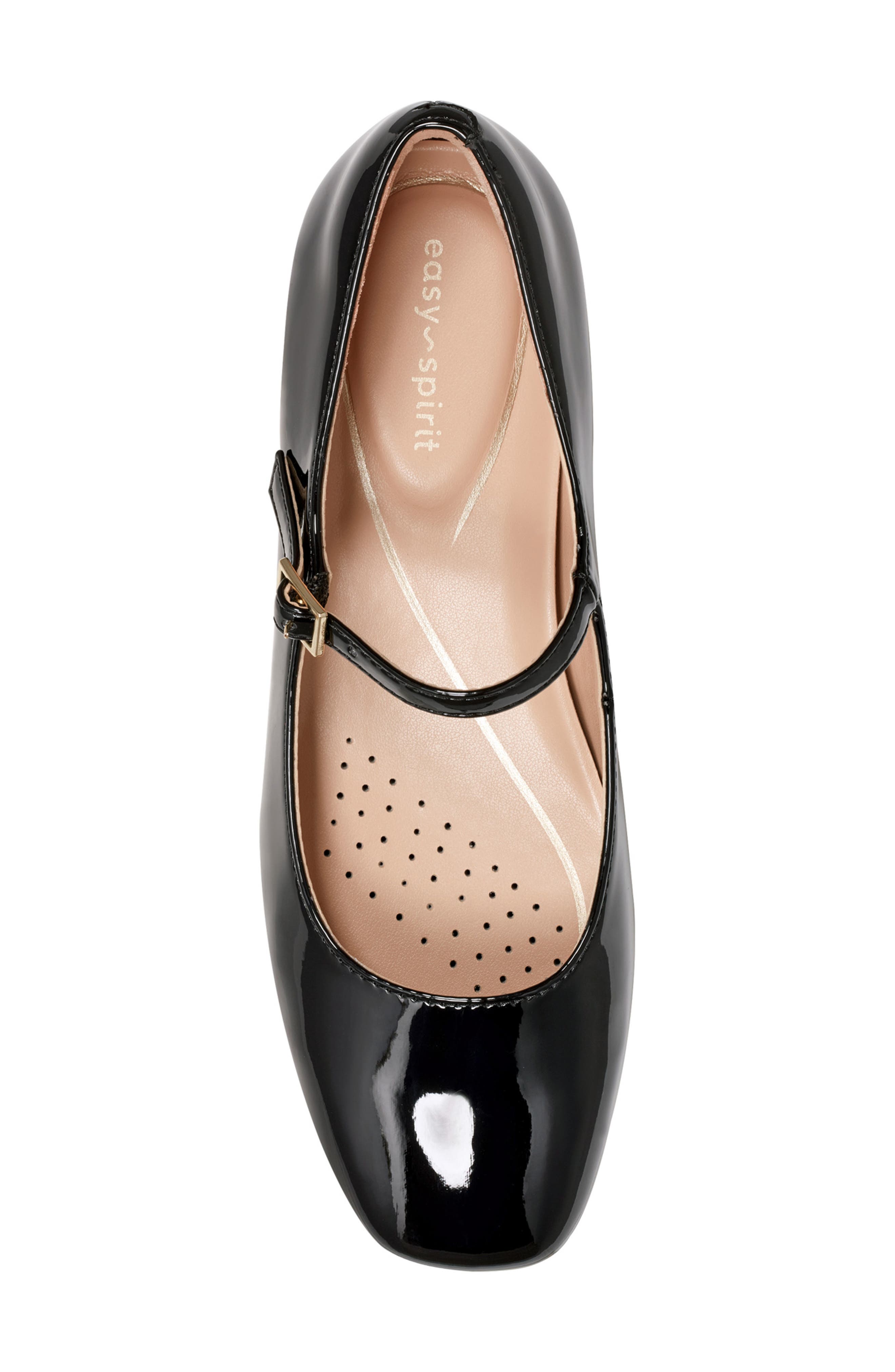 Easy Spirit Sejanica Mary Jane Flat, Alternate, color, Black