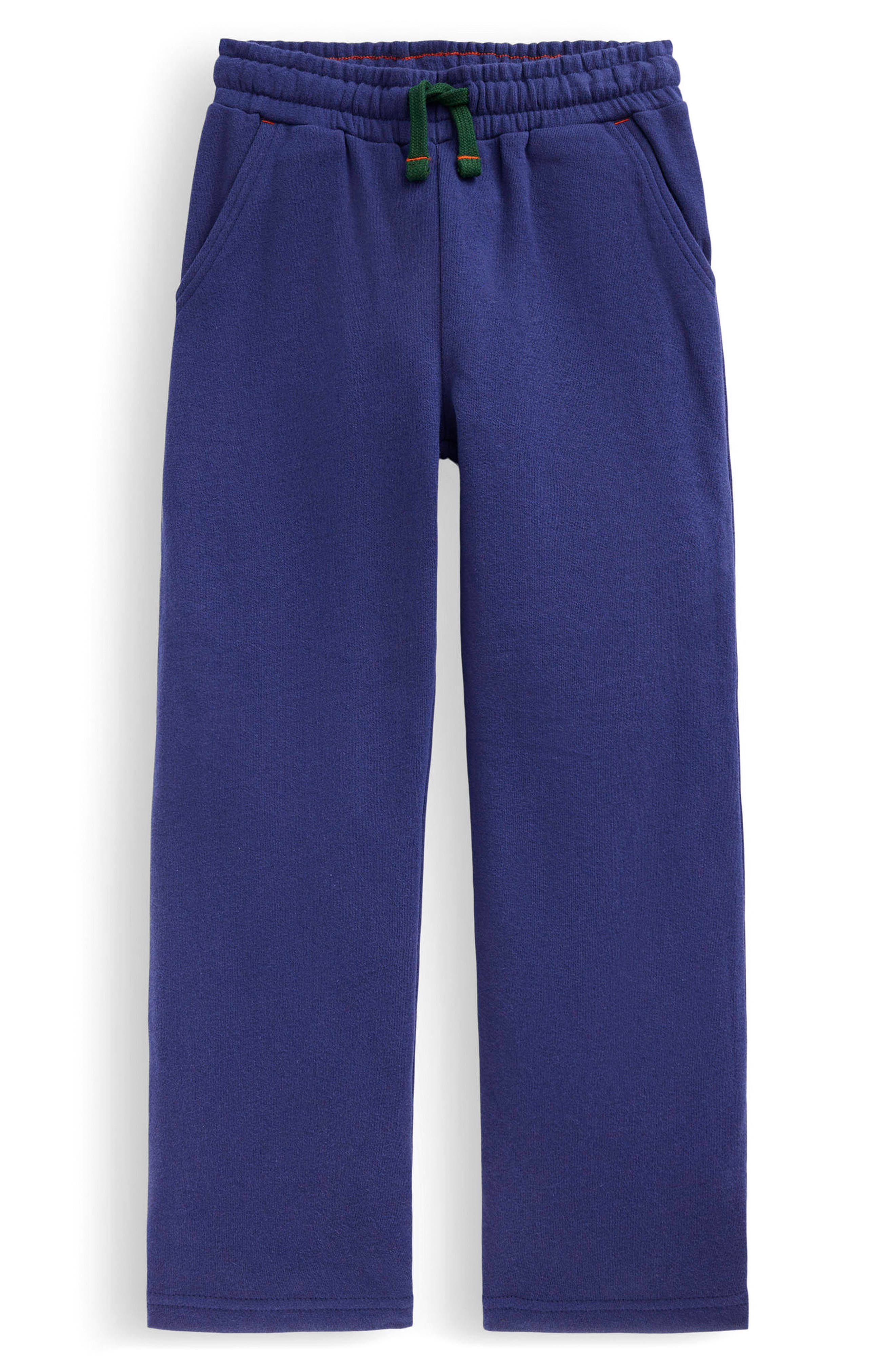 Mini Boden Kids' Straight Leg Cotton Joggers