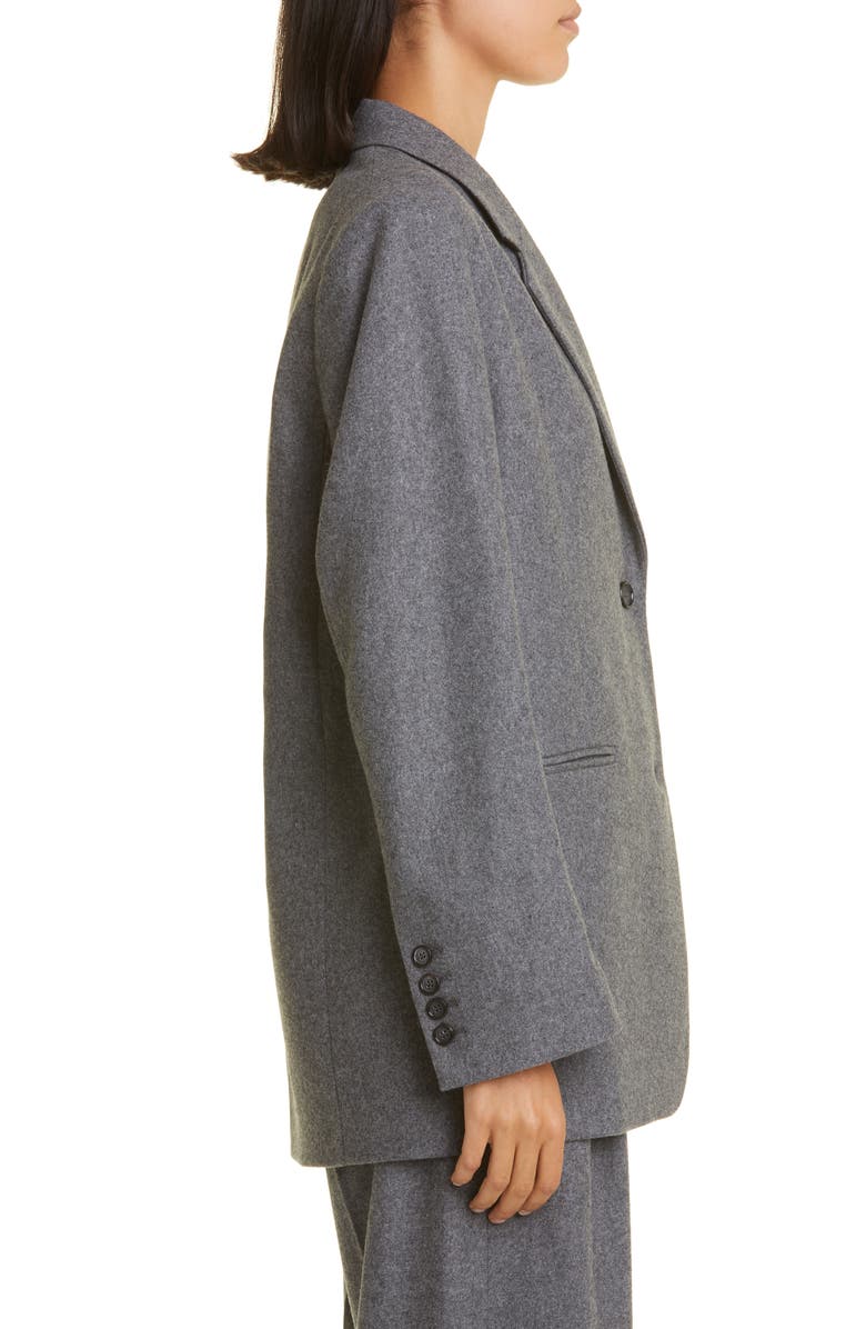 TOTEME Tailored Recycled Wool Blend Jacket, Alternate, color, 