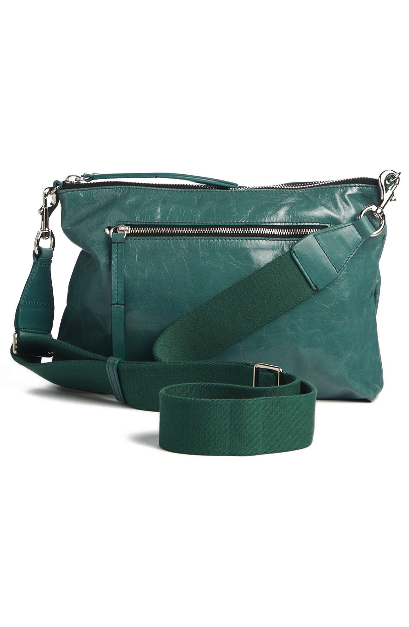 Isabel Marant Nessah Leather Crossbody Bag, Alternate, color, 