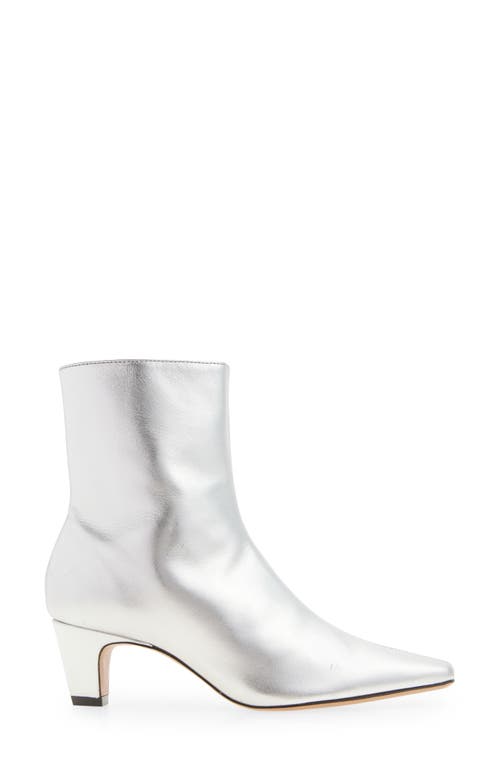 Schutz Dellia Square Toe Bootie In Black