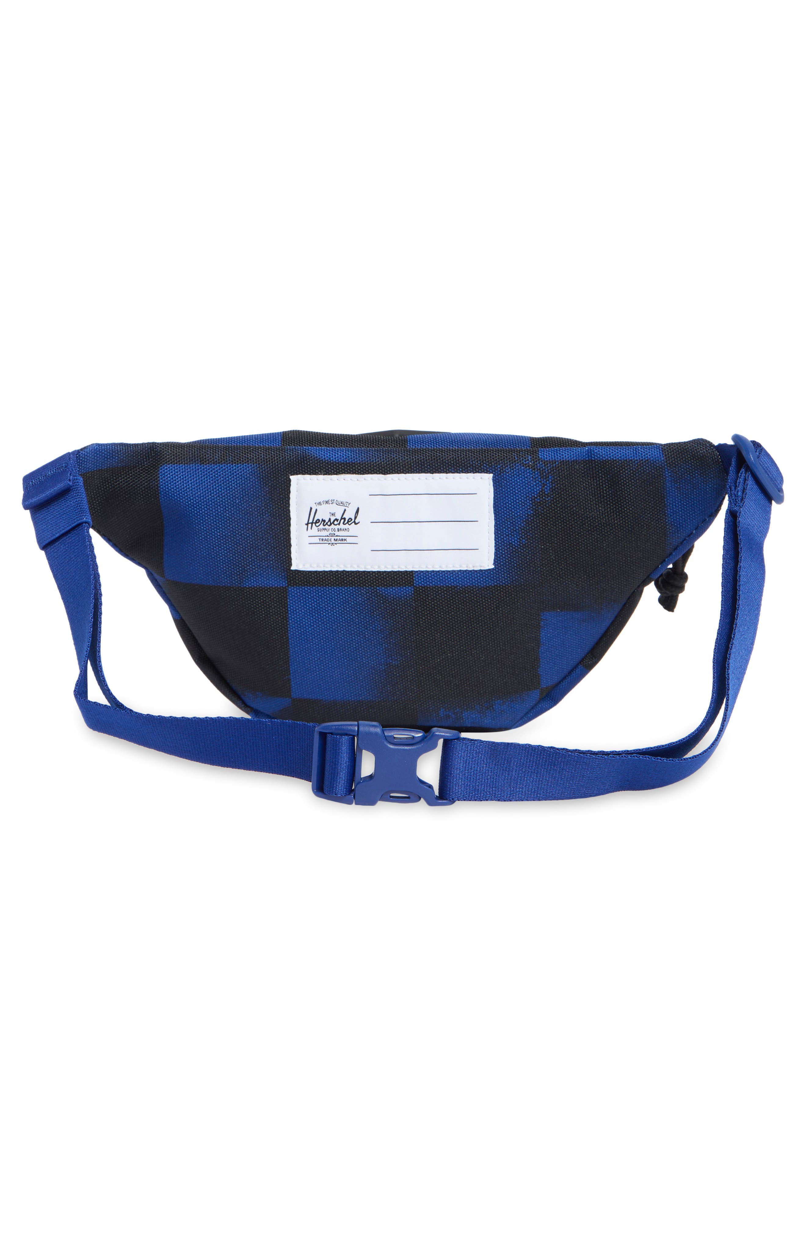 Herschel Supply Co. Kids' Heritage Belt Bag, Alternate, color, Stencil Checker Sodalite Blue