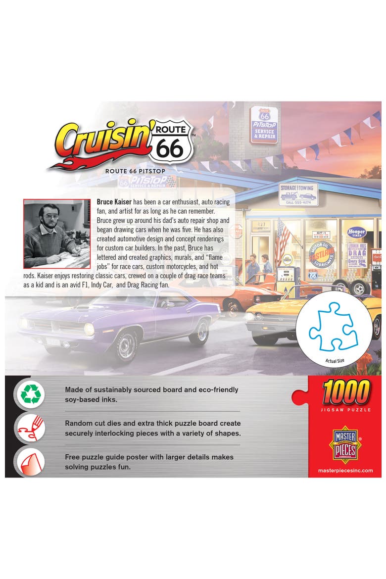Pitstop 1000 Piece Jigsaw Puzzle, Alternate, color, Multicolor