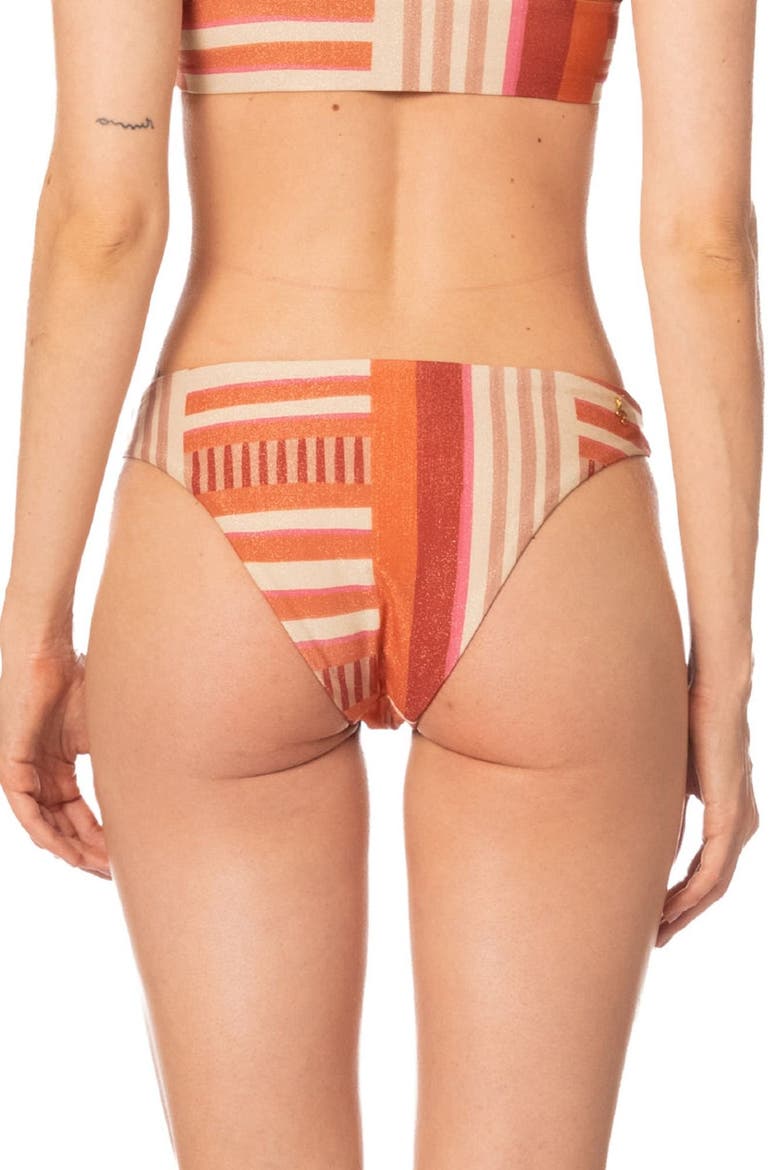 Sunset Bazaar Stripes Leslie Moderate Basic Bottom, Alternate, color, Sunset Stripes