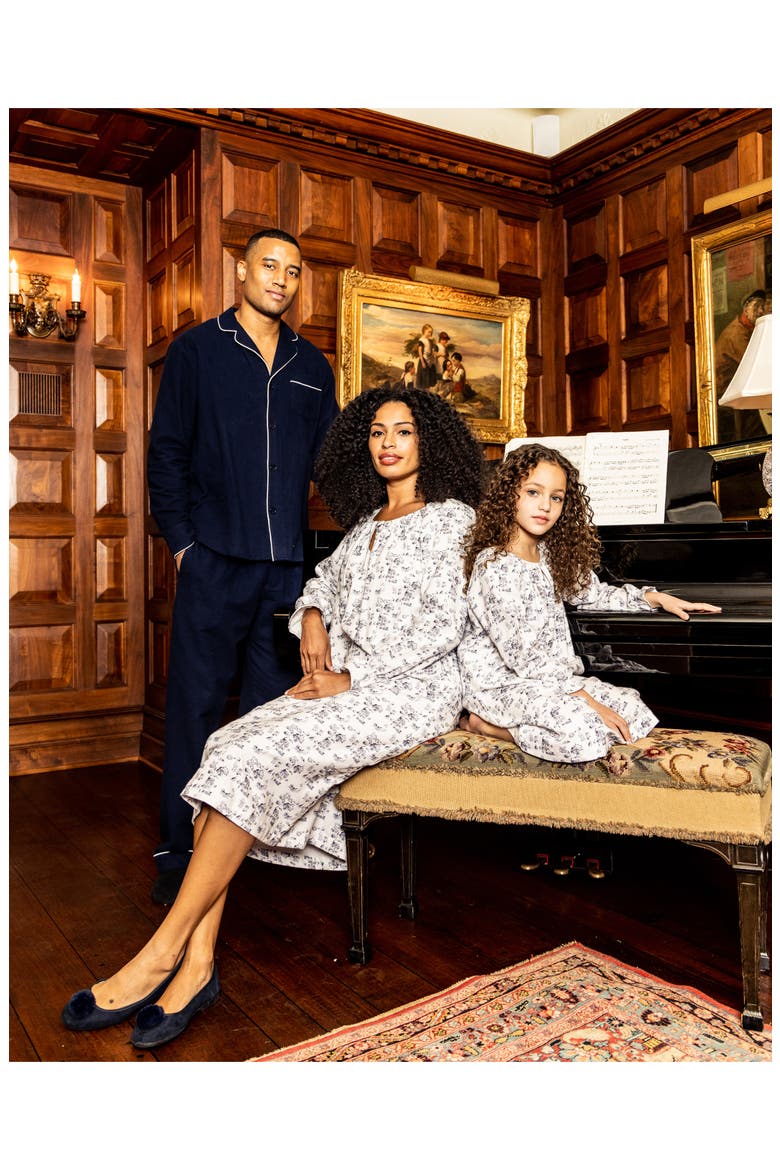 Classic Pima Cotton Pajamas, Alternate, color, NAVY
