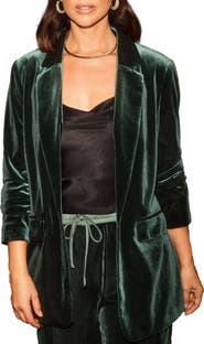 Friends Like These Shimmer Velvet Blazer