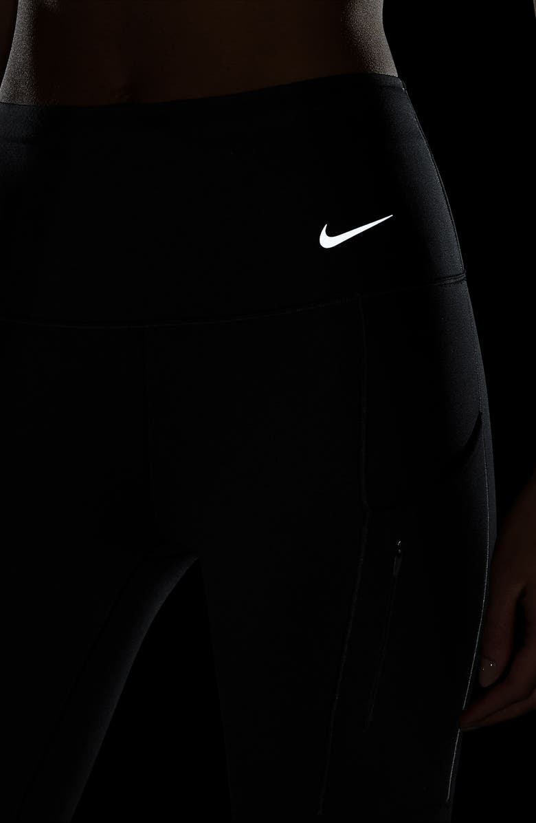 Nike Go Therma-FIT High Waist Ankle Pocket Leggings, Alternate, color, 