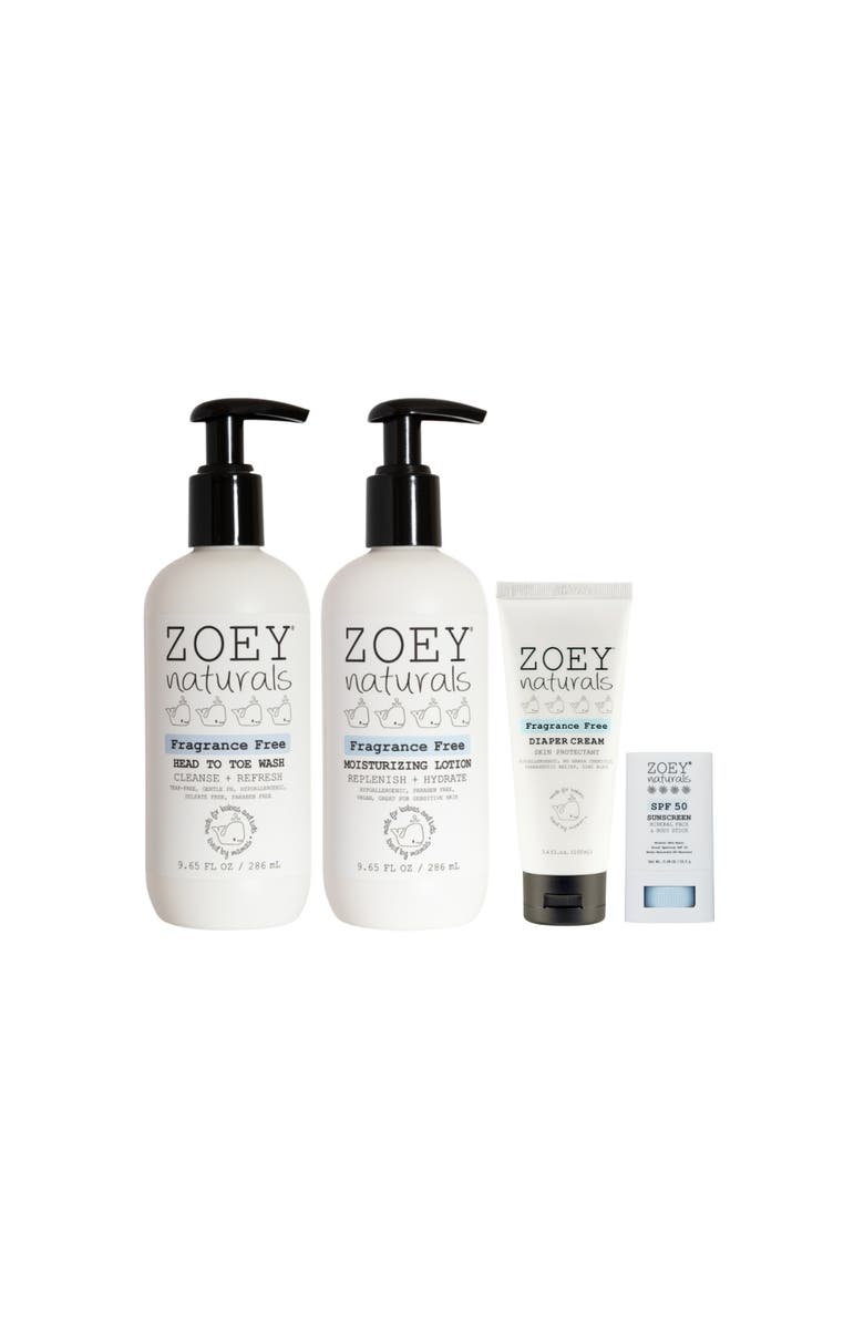 Zoey Naturals Delicate Skin Baby Bundle, Alternate, color, NO COLOR