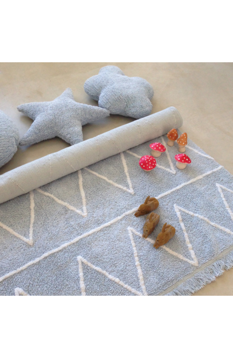 Lorena Canals Cushion Cloud Blue, Alternate, color, Soft Blue