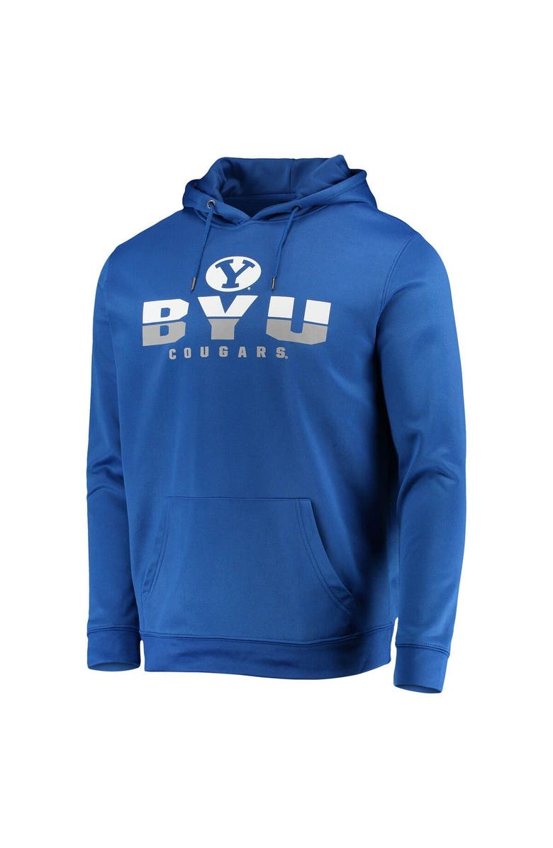 COLOSSEUM Men's Colosseum Royal BYU Cougars Lantern Pullover Hoodie, Alternate, color, Royal