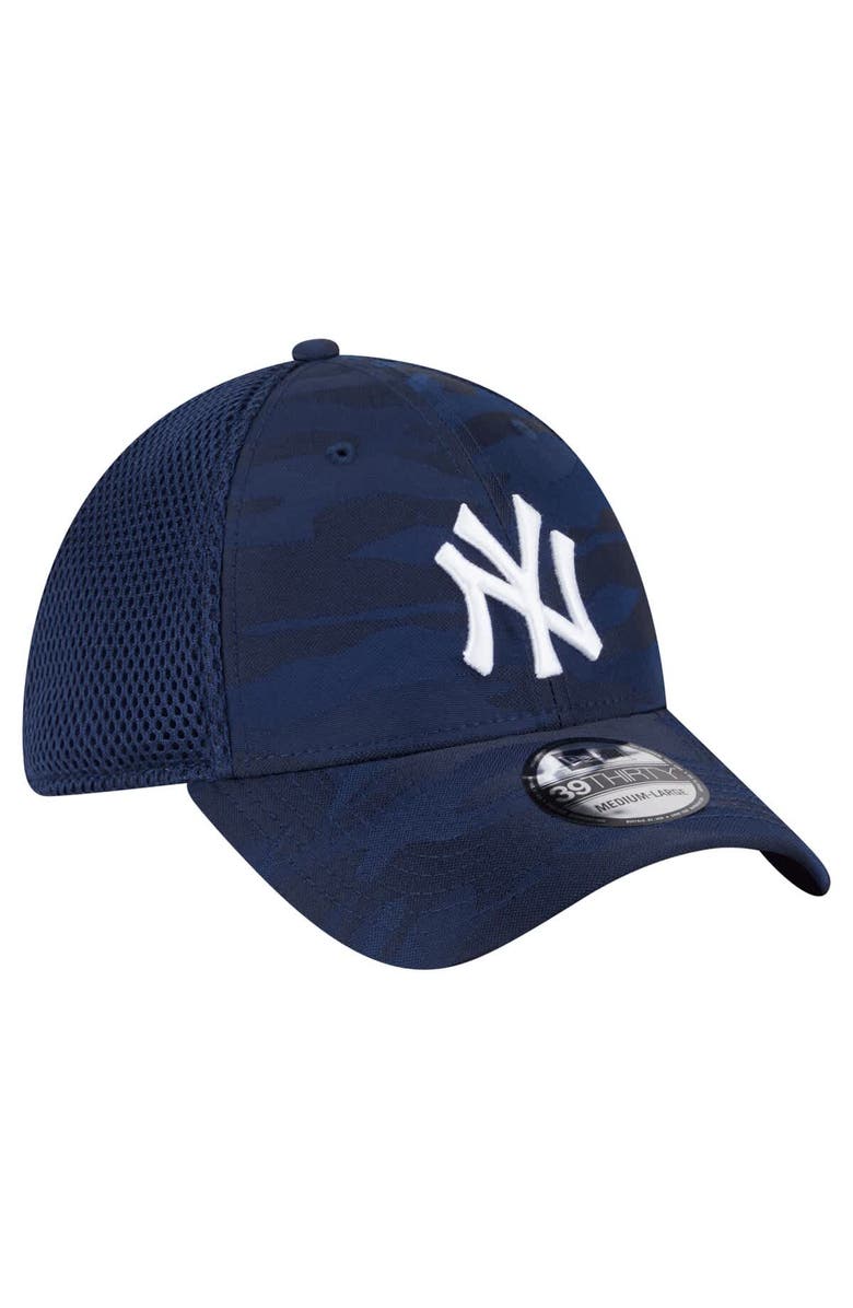 New Era Men's New Era Navy New York Yankees Subtle Camo 39THIRTY Flex Hat, Alternate, color, 