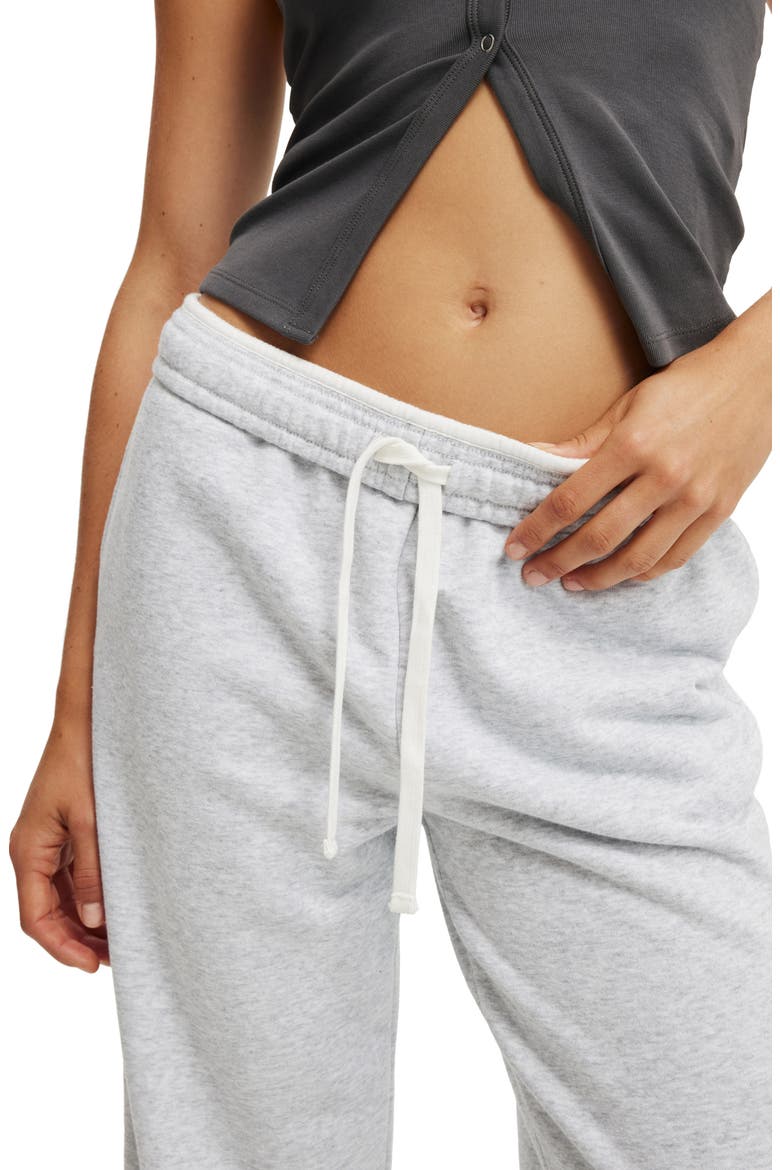 Women's Wide Leg Sweatpant, Alternate, color, Soft Grey Marle