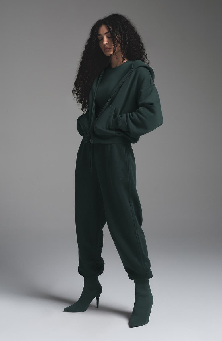 SKIMS Fleece Zip Hoodie, Alternate, color, 