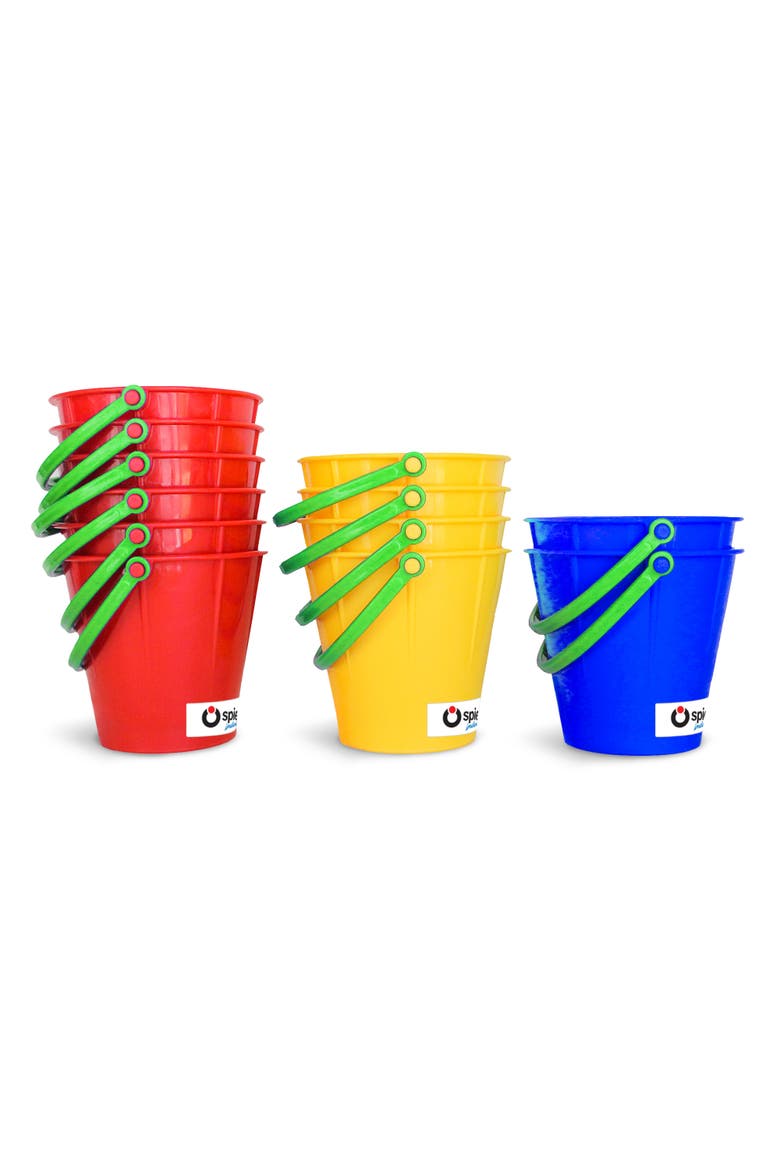 Large Sand Pail 12 Pack, Main, color, Multi