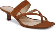 Veronica Beard Alanis Kitten Heel Slide Sandal