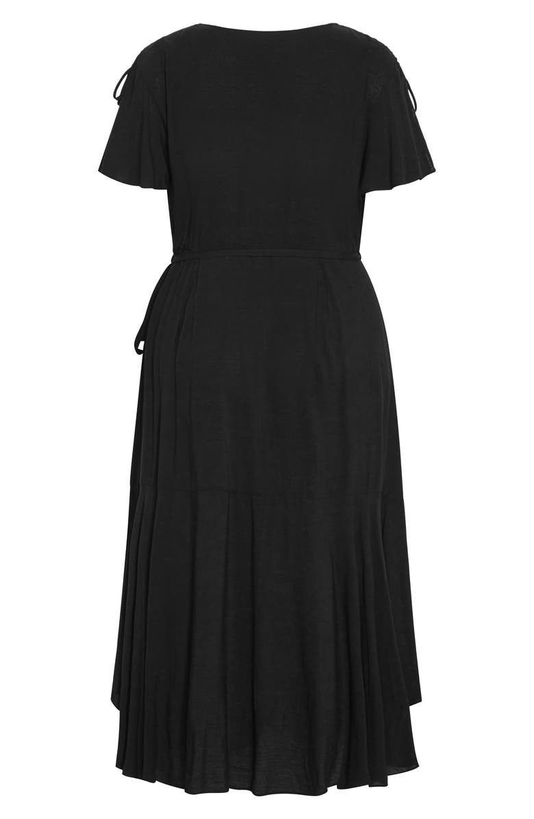 City Chic Imogen Wrap Dress, Alternate, color,