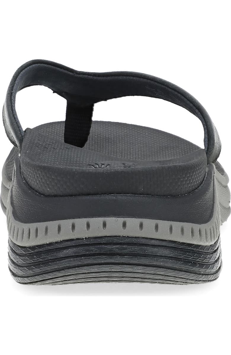 Dansko Rosemary Platform Flip Flop, Alternate, color, Black Calf