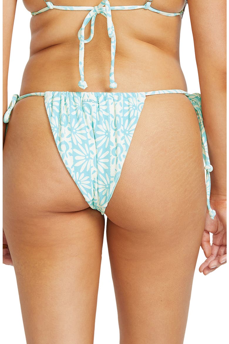 Happy Dance Bells Side Tie Bikini Bottoms, Alternate, color, SHADY SKY