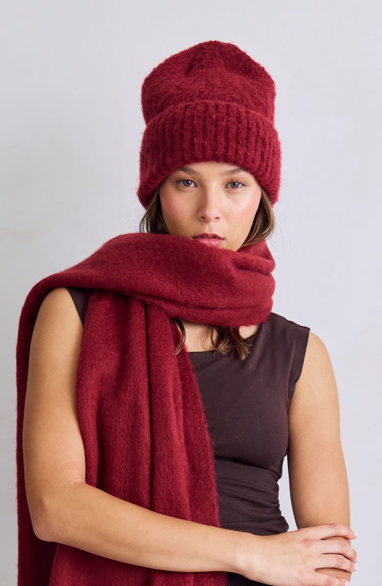Arctic Fox & Co The Reykjavik Beanie, Alternate, color, Burgundy