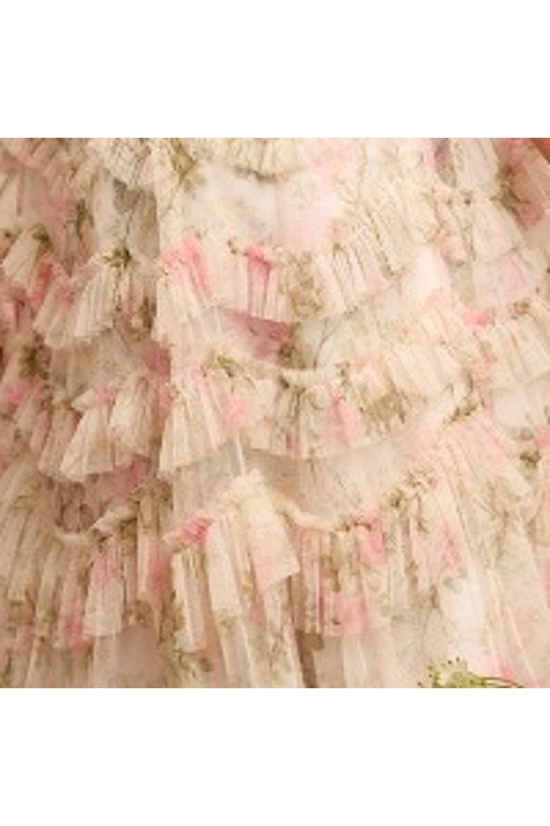 Rose Scallop Ruffle Kids DressToddler, Little Kid, Big Kid, Alternate, color, Moonshine/Pink