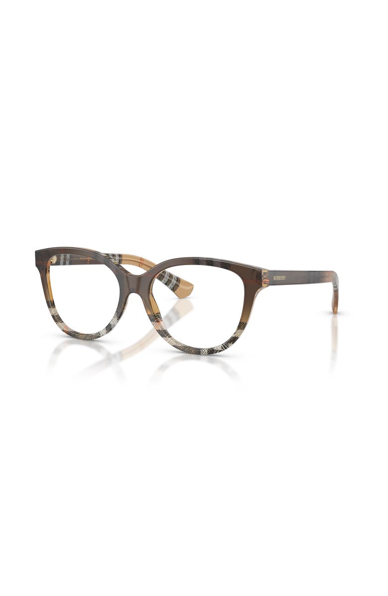 Burberry 54mm Cat Eye optical glasses, Main, color, Brown