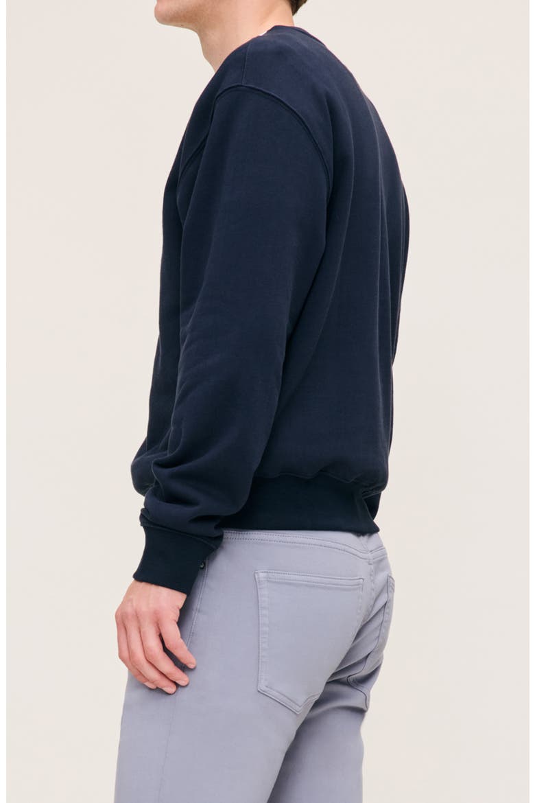 Cotton Fleece Sweatshirt, Alternate, color, CLASSIC NAVY
