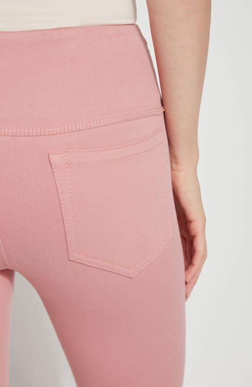 Lyssé Lynette Tulip Hem Denim W Pocket In Pinkclay