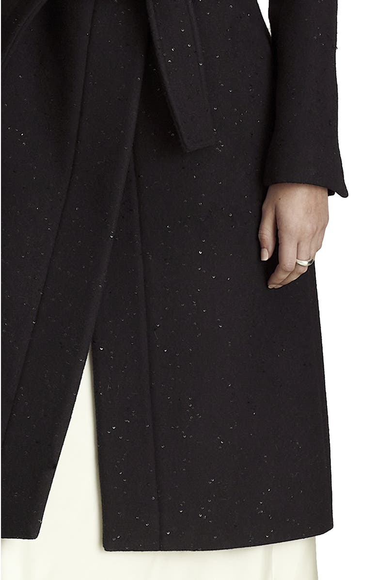 Dawn Levy Gisele - Sequins Coat, Alternate, color, Black