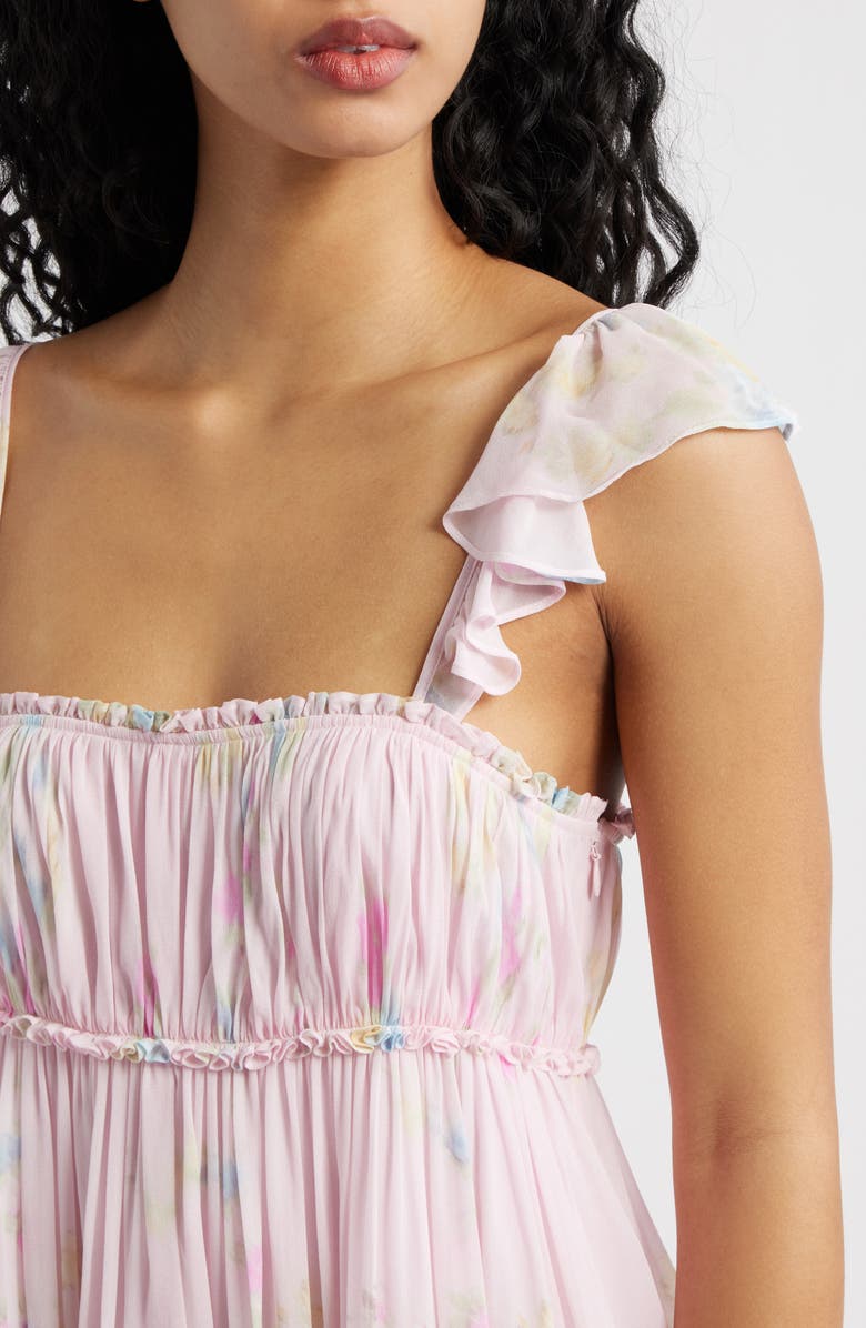 LoveShackFancy Zanira Babydoll Minidress, Alternate, color, 