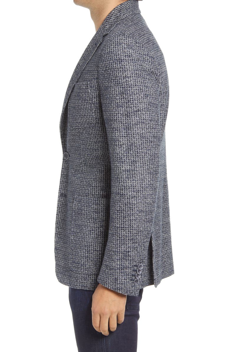 Canali Trim Fit Bouclé Jersey Sport Coat, Alternate, color,