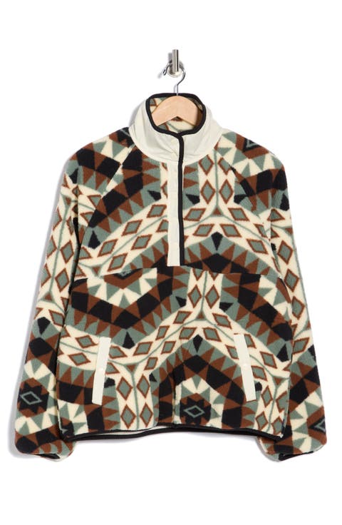 Western Print Pullover