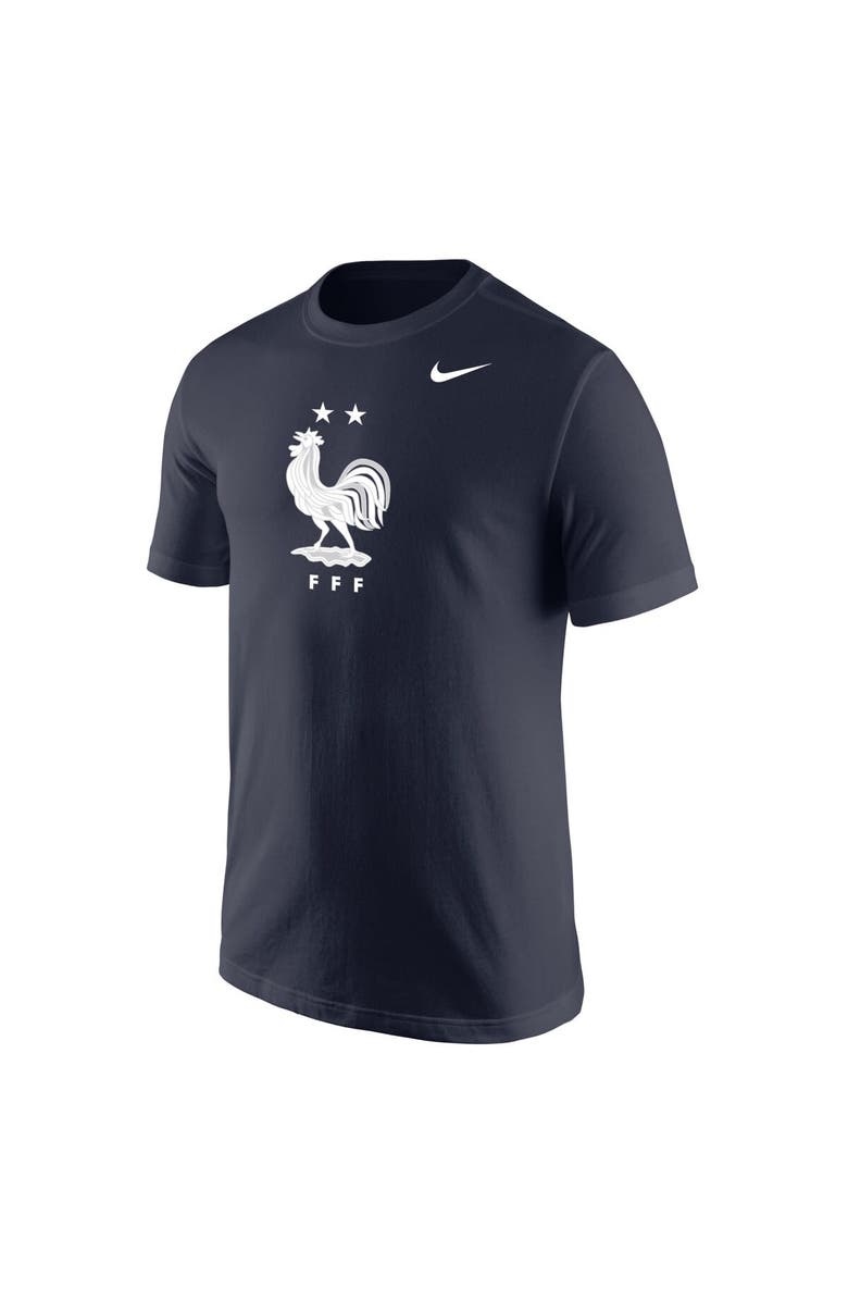 Nike Men's Nike Navy France National Team Core T-Shirt, Alternate, color, 