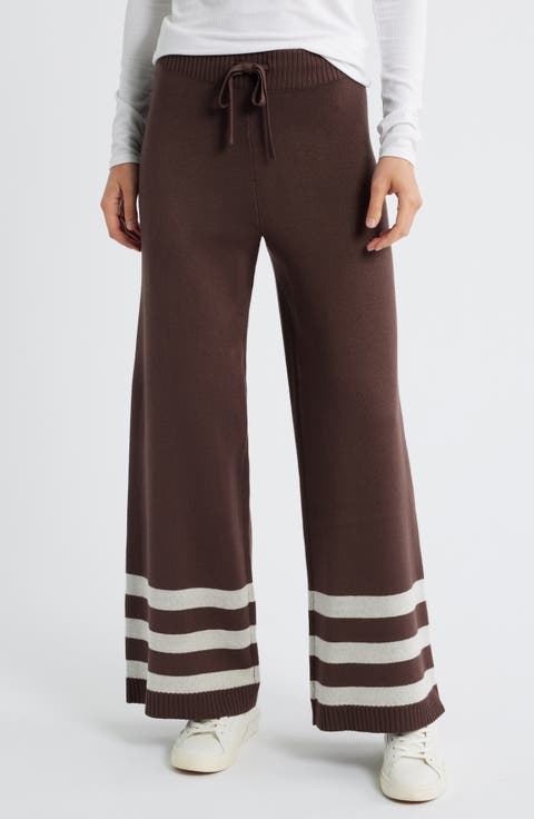 Stripe Leg Sweater Pants