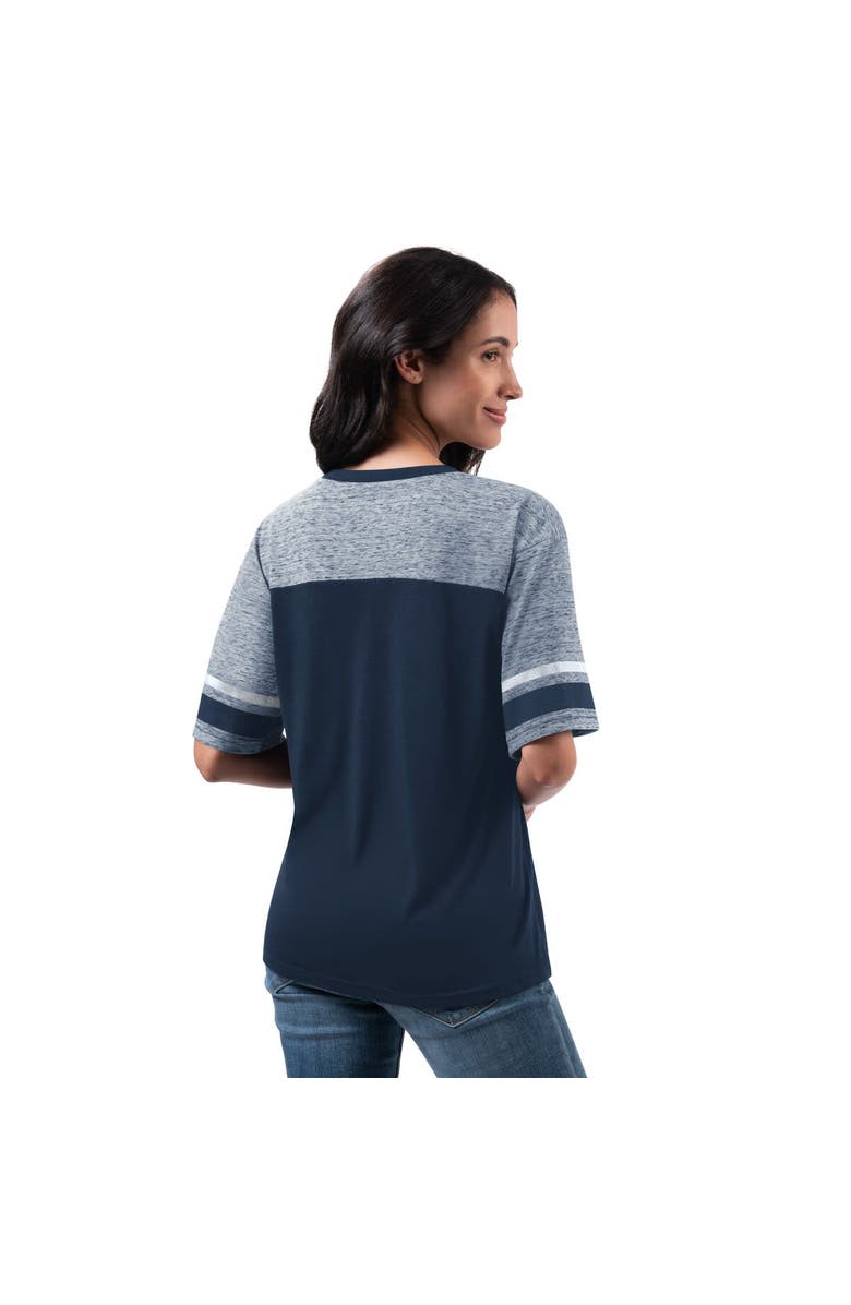 G-III 4HER BY CARL BANKS Women's G-III 4Her by Carl Banks Navy Dallas Cowboys Track T-Shirt, Alternate, color, 