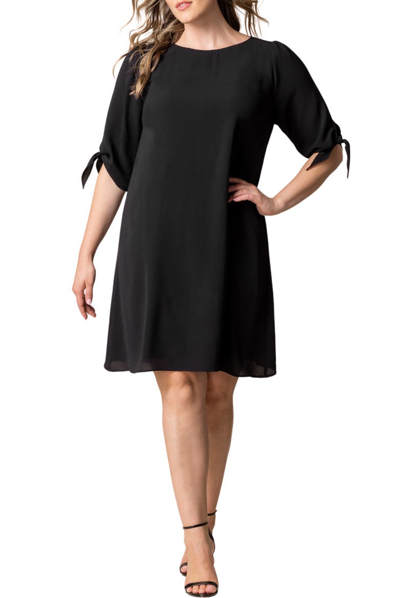 Manhattan Shift Dress, Main, color, BLACK NOIR