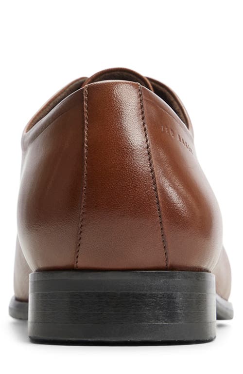 Ted Baker London Connor Plain Toe Derby In Tan
