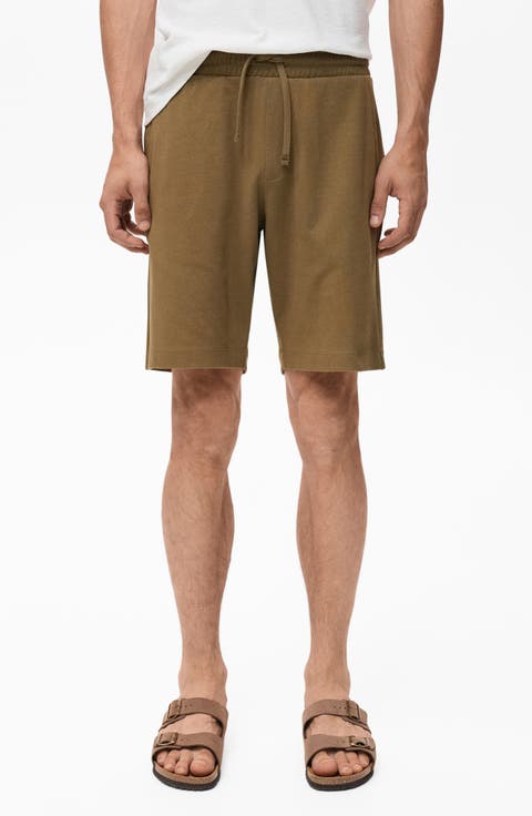 Drawstring Cotton Bermuda Short